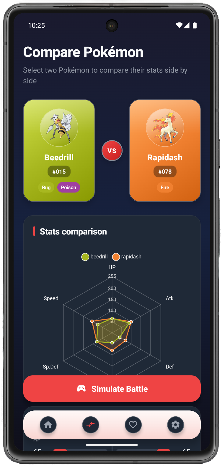 Pokédex Master - App screenshot
